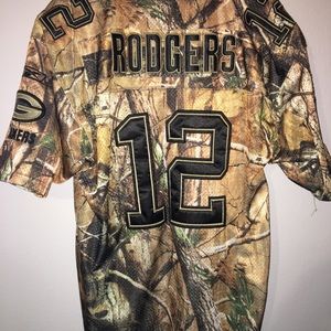 Aaron Rodgers jersey camouflage jersey